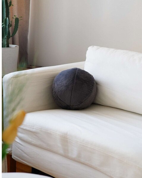 Cuscino decorativo in micropile ø 25 cm Top – Mioli Decor