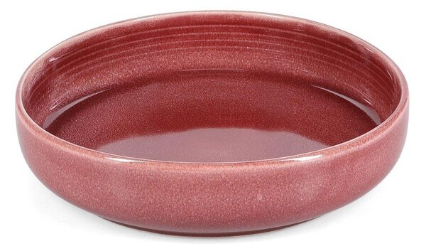 Piatto fondo burgundy in gres ø 21 cm Duna – ONA
