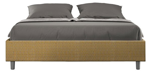 Letto Matrimoniale Sommier 160x190 cm Senza Rete Azelia Labirinto 06 Giallo