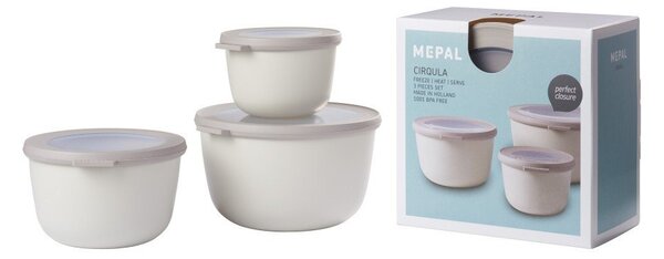 Scatole per alimenti in set 3 pz Cirqula – Mepal
