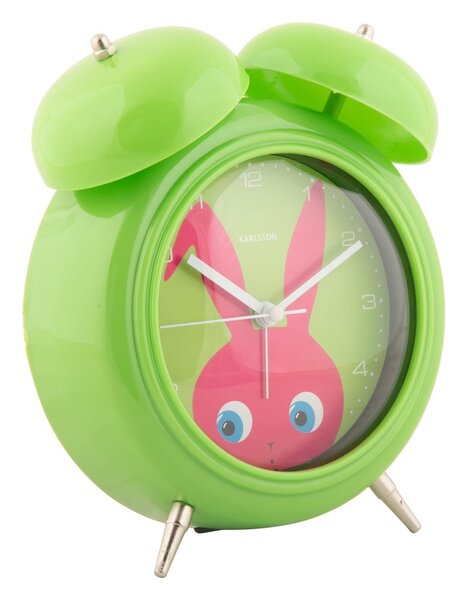 Sveglia per bambini ø 15 cm Peekaboo Bunny - Karlsson