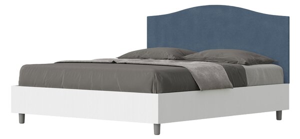 Letto Matrimoniale 160x190 cm Senza Rete Grace Blu