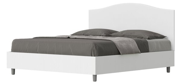 Letto Matrimoniale 160x190 cm Senza Rete Grace Bianco