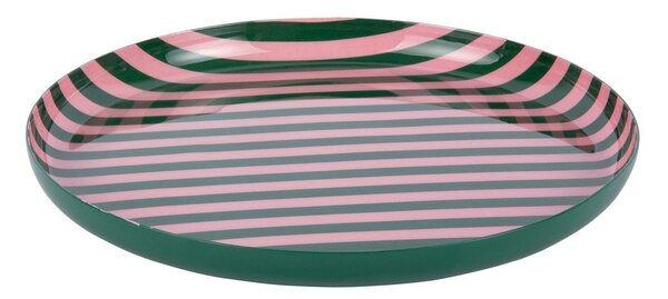 Piatto verde/rosa chiaro in ferro ø 22 cm Animado – PT LIVING