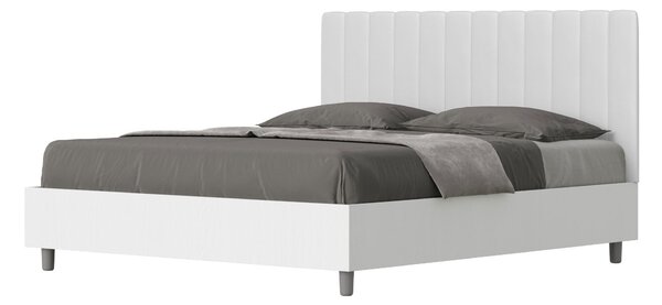 Letto Matrimoniale 160x190 cm Senza Rete Kaia Bianco