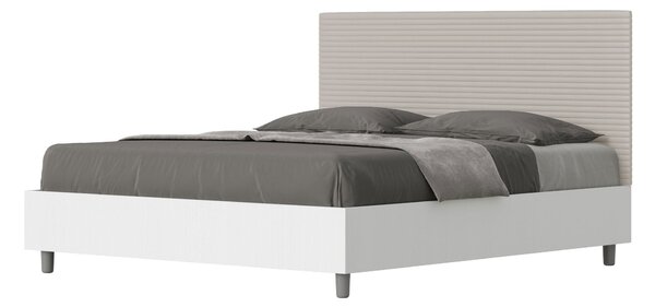 Letto Matrimoniale 160x190 cm Senza Rete Level Tortora