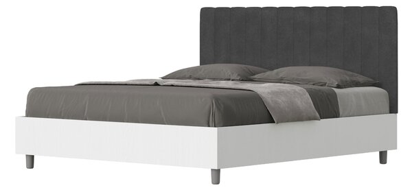 Letto Matrimoniale 160x190 cm Senza Rete Kaia Grigio