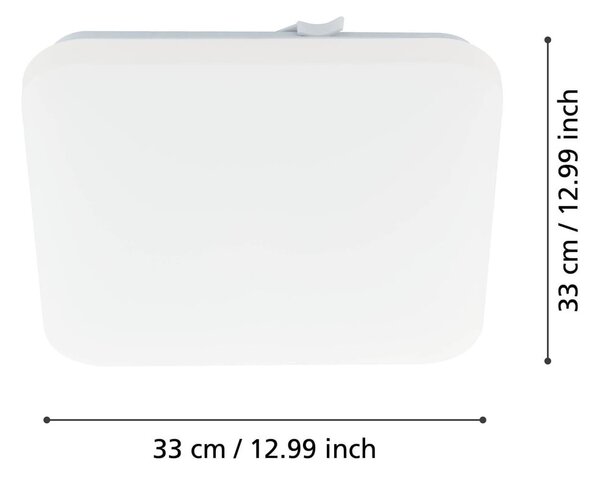 Plafoniera LED bianca 33x33 cm FRANIA – EGLO