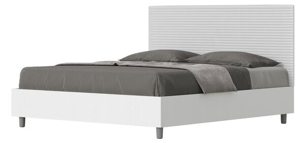 Letto Matrimoniale 160x190 cm Senza Rete Level Bianco