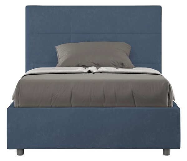 Letto 1 Piazza e Mezzo 120x190 cm Senza Rete Mika Blu