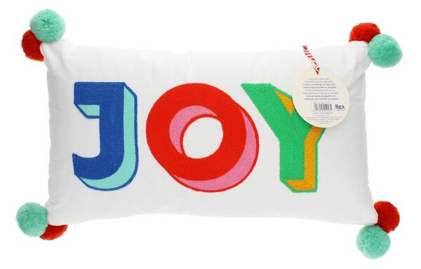 Cuscino per bambini in misto cotone 50x33 cm Joy – Rex London