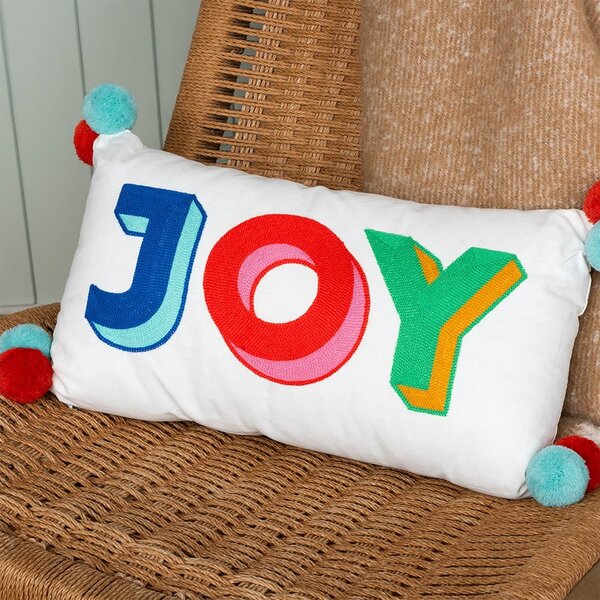 Cuscino per bambini in misto cotone 50x33 cm Joy – Rex London