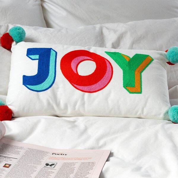 Cuscino per bambini in misto cotone 50x33 cm Joy – Rex London