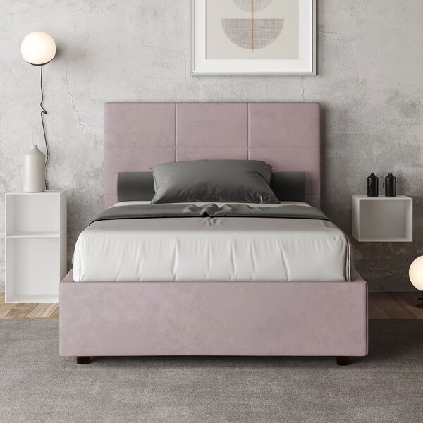 Letto 1 Piazza e Mezzo 120x190 cm Senza Rete Mika Glicine