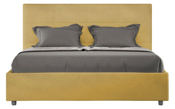 Letto Matrimoniale Francese 140x190 cm Senza Rete Mika Ocra