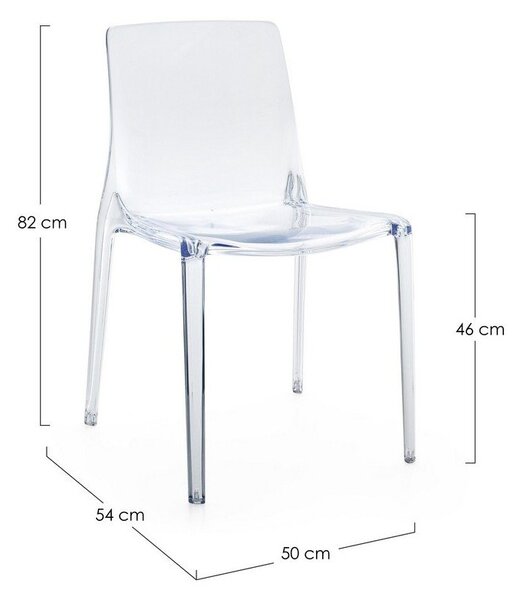 Sedia da esterno in plastica Adele – Bizzotto