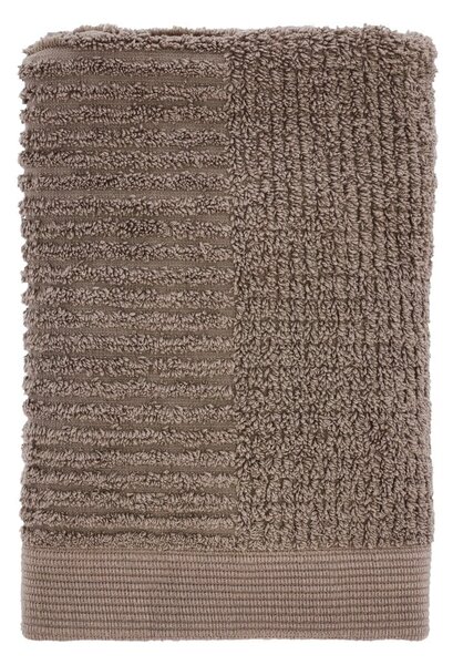 Asciugamano tipo terry grigio tortora in cotone 50x70 cm Classic – Zone