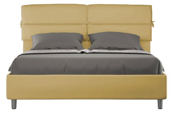 Letto Matrimoniale 160x190 cm Senza Rete Nandy Ocra