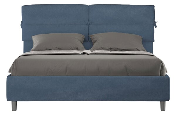 Letto Matrimoniale 160x190 cm Senza Rete Nandy Blu
