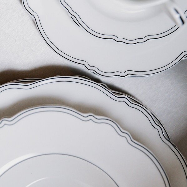 Ciotoline in set per zuppe e minestre/per insalata bianche in new bone china 2 pz 625 ml Odette – S|P Collection
