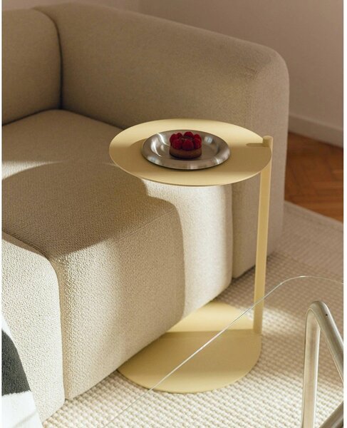 Tavolino rotondo in acciaio 41x40 cm Ande – noo.ma