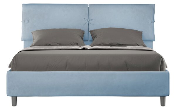 Letto Matrimoniale 160x190 cm Senza Rete Sleeper Azzurro