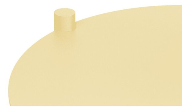 Tavolino rotondo in acciaio 41x40 cm Ande – noo.ma