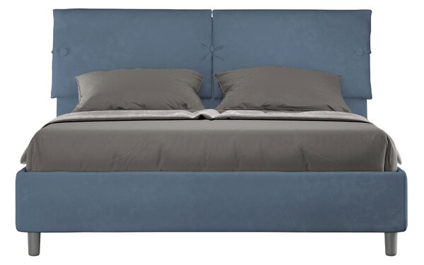 Letto Matrimoniale 160x190 cm Senza Rete Sleeper Blu