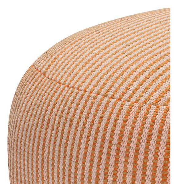 Sgabello arancione Mochi - Hübsch