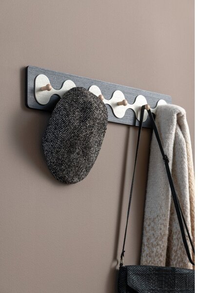 Attaccapanni da parete nero 60 cm Rizar – PT LIVING