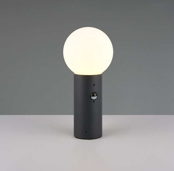 Illuminazione esterna con sensore di movimento a colonna ø 18 cm Mures – Trio