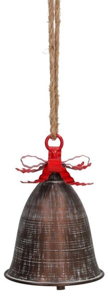 Campana metallo marrone cm Ø18x24