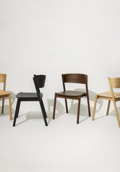 Sedie da pranzo in rovere Oblique - Hübsch