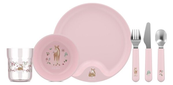 Set da pranzo per bambini in plastica 6 pz Fairy Garden by Little Dutch – Mepal