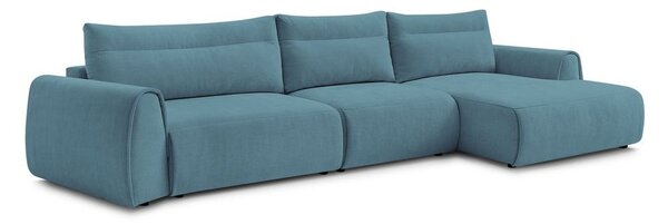 Divano angolare blu Aden – Bobochic Paris