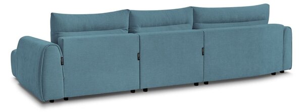 Divano angolare blu Aden – Bobochic Paris