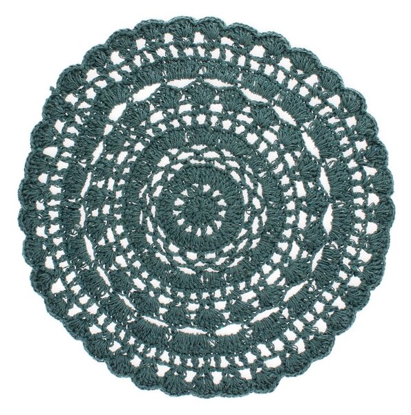 Tovaglietta in misto cotone ø 35 cm Crochet – Rex London