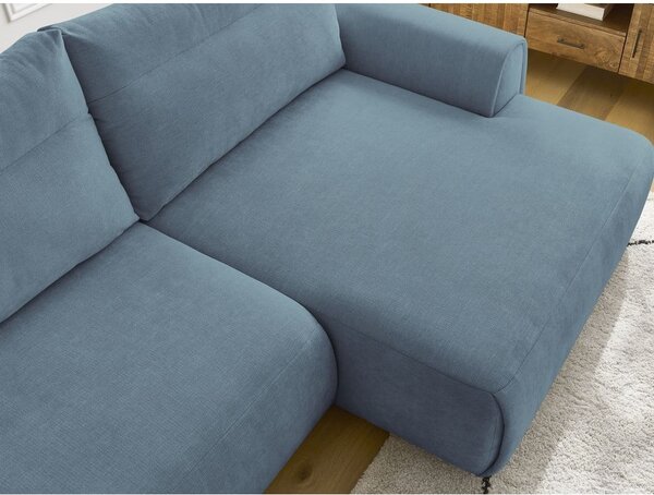 Divano angolare blu Aden – Bobochic Paris
