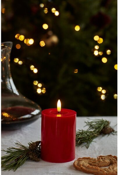 Candela a LED con alimentazione a batteria (altezza totale 10 cm) Sille – Sirius