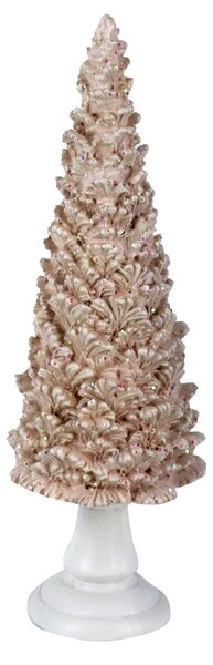 Albero resina rosa cm 10,5x10,5xh32