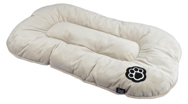 Cuccia beige in camoscio per cane 107x62 cm Flakes – Love Story