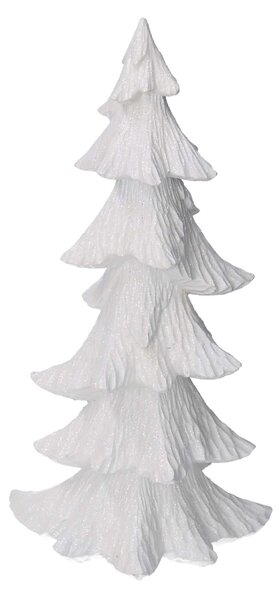 Albero resina bianco cm 18,5x14xh36
