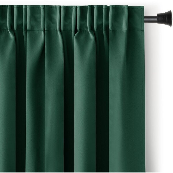 Tenda parzialmente oscurante verde scuro 140x175 cm Kierra – Restilo