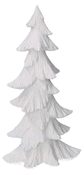 Albero resina bianco cm 18,5x14xh36