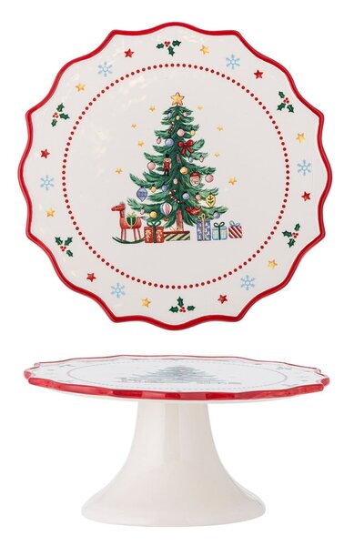 Alzatina in ceramica a tema natalizio Naive – Bloomingville
