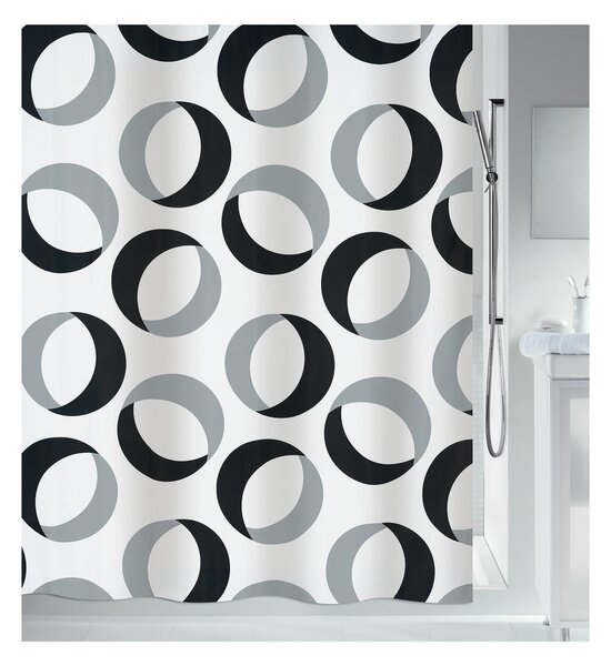 Tenda per doccia 180x200 cm Rings – Spirella