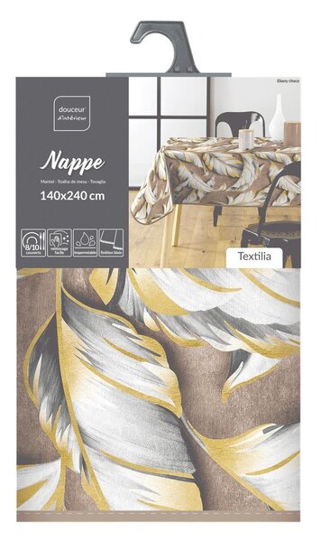 Tovaglia adatta per pulizia con panno umido 140x240 cm Ebany – douceur d'intérieur