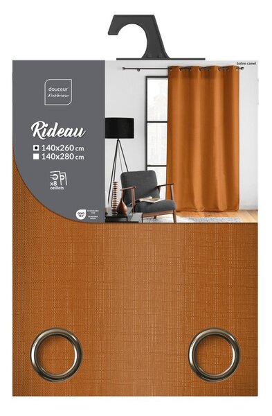 Tenda marrone 140x260 cm Soline – douceur d'intérieur