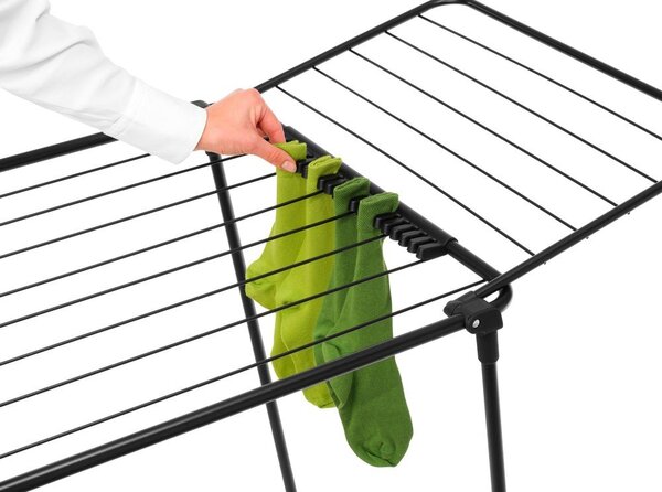 Stendino nero opaco 18 m HangOn Too – Brabantia