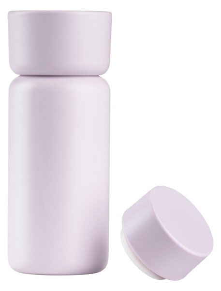Tazza termica rosa chiaro in acciaio inox 400 ml Singles – Zone
